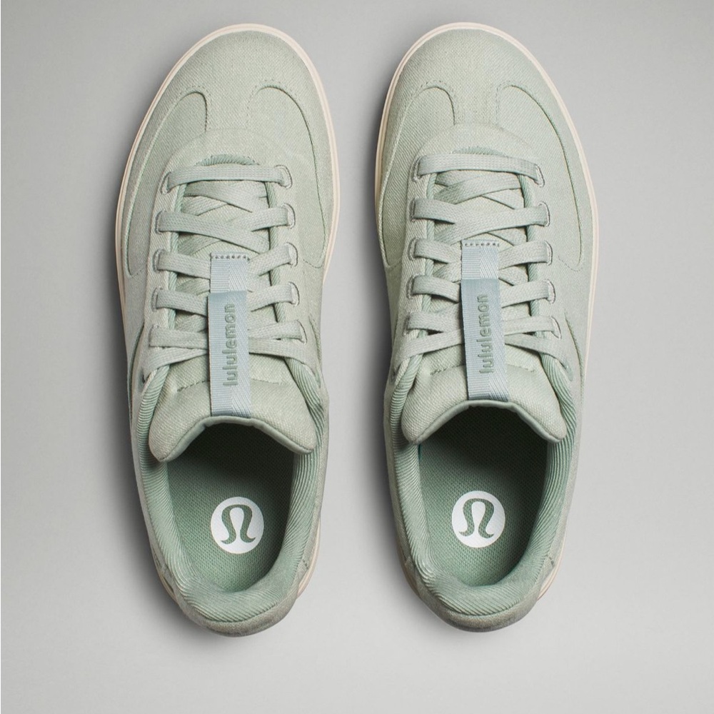 LULULEMON Cityverse Canvas Sneaker in Jade Grey/Palm Court • Size 7.5 NWT
